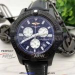 Perfect Replica Breitling Colt Black Steel Chronograph Watches 44mm